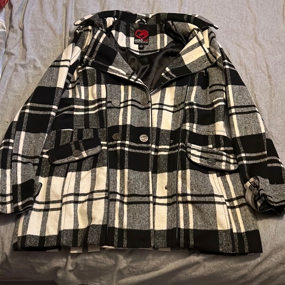 Womens Ecko Red Overcoat - Picture 1 of 3